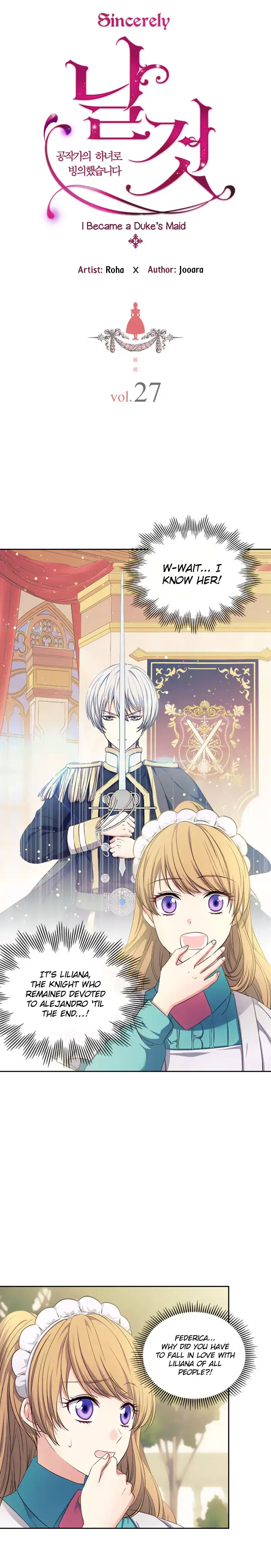 Sincerely: I Became a Duke's Maid Chapter 27 2